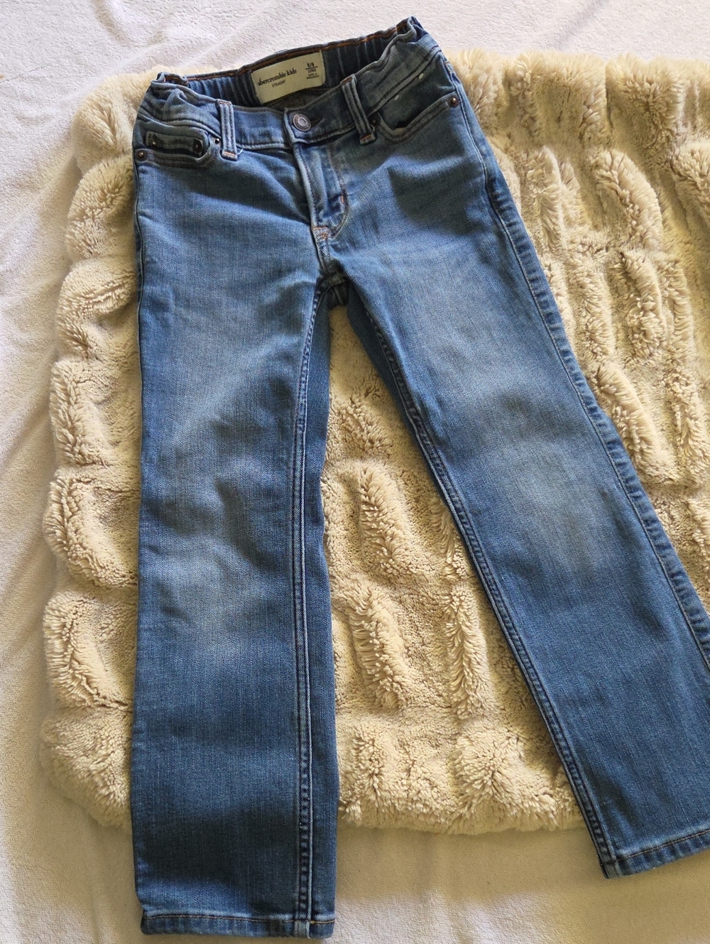 Boys' Light Blue Slim Straight Jeans